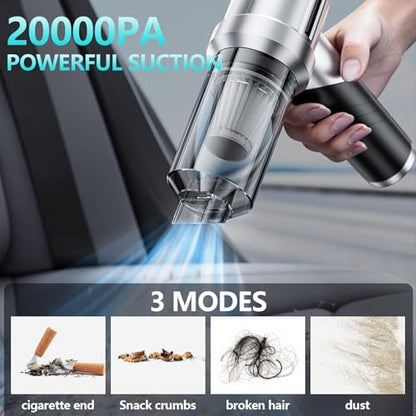 Houscly Portable Cordless Vacuum – Side View