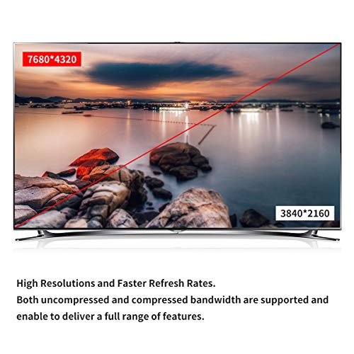 Fiber Bifale: BIFALE DP Fiber Cable 100ft DisplayPort 32.4 – Close-up Detail