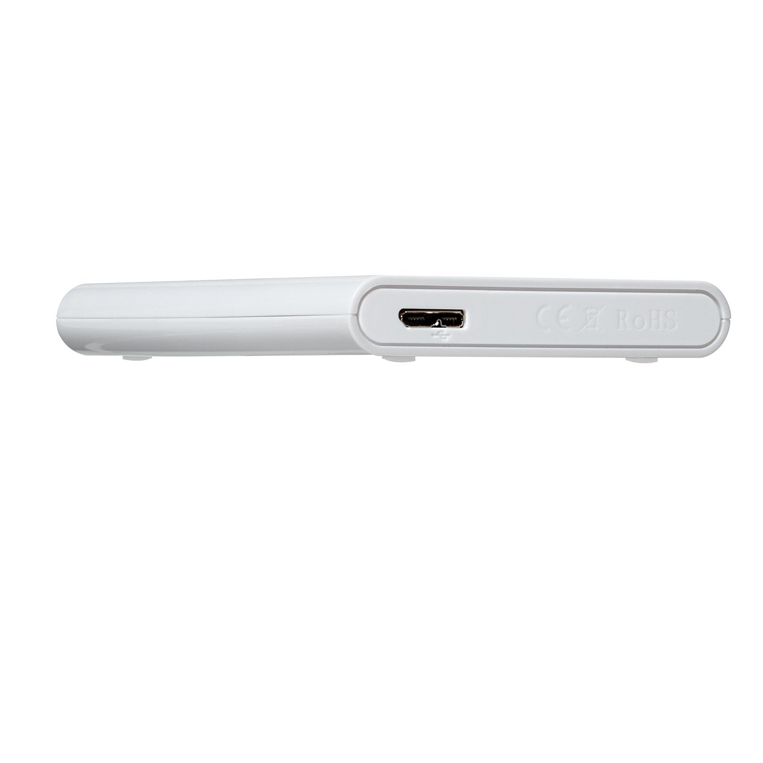 Bipra S3 2.5 inch USB 3.0 FAT32 Portable External Hard Drive - White (1 TB)