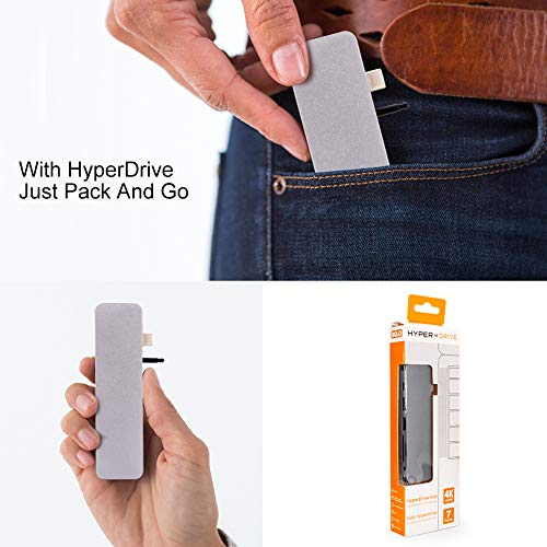USBC HyperDrive: Sanho Solo 7-in-1 Type-C Dongle – Back View