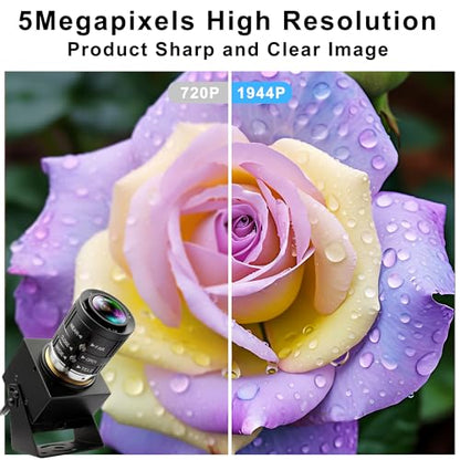 IFWATER 5MP USB Camera: Global Shutter 1944P 50fps – Packaging