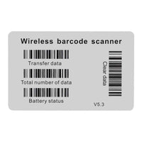 ASHATA Wireless Barcode Scanner FG-WX2800C 433MHz Scanner Gun 32 Bit Barcode Decoder with Charging Base for Supermarket Warehouse Restaurant Store