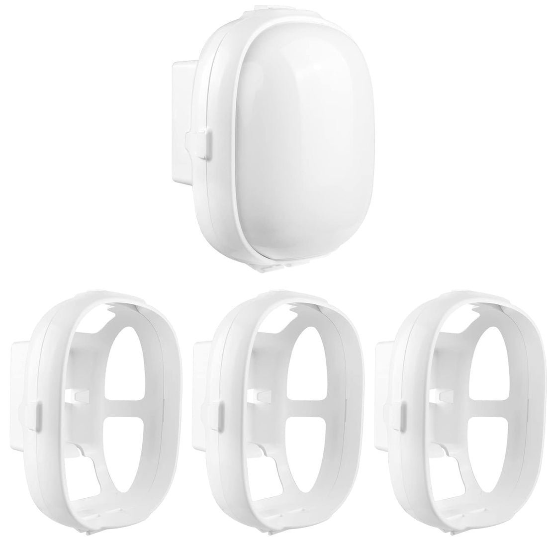 VOMENC Wall Mount for Google Nest WiFi Pro - Wi-Fi 6E-No Tools Required and No Cord Clutter Easy Moved Holder Bracket Compatible with Google Nest WiFi Pro- Wi-Fi 6E (3-Pack)