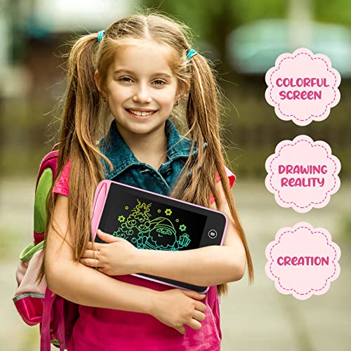 Zhehao 8 Pcs LCD Writing Tablet 6.5 Inch Colorful Drawing – Close-up Detail