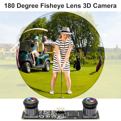 IFWATER 3D Stereo USB Camera: 1080p 60fps High-Speed Webcam – In Use