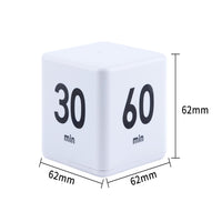 2 Pieces Cube Timers, Kitchen Timer Child Timer Exercise Timer, Workout Timer and Game Timer, Gravity Sensor Flip Timer for Time Management (1 3 5 10 Minutes and 15 20 30 60 Minutes)