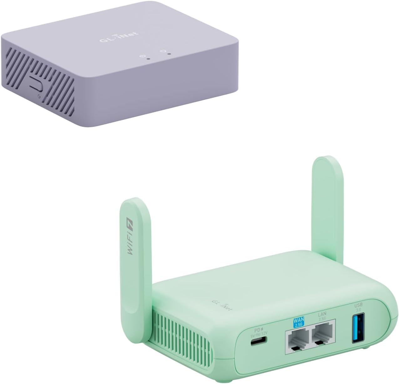 GL.iNet MT5000 (Brume 3) High-Speed Wired VPN Security – Front View