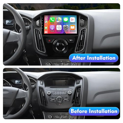 2+32G 9-inch Android 12 Car Stereo for Ford Focus 2012-2018 – Side View