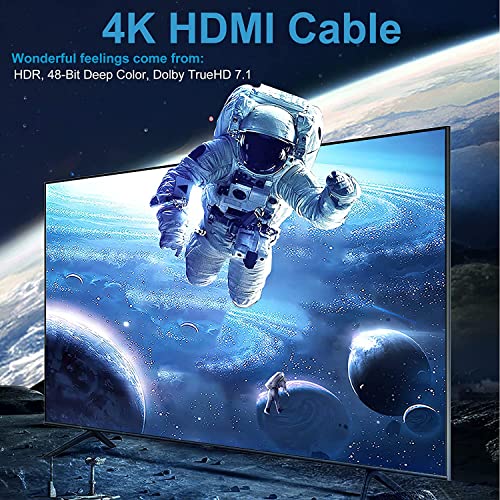 HDMI Cables Male: Short 1 Ft 5-Pack Thin 4K HDMI Cables – In Use