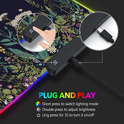 RGB Gaming Mouse Pad: AIMSA Large Extended Mousepad – Packaging