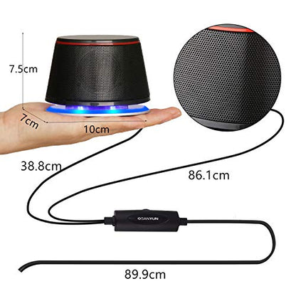 Speakers Bass: Sanyun SW102 5Wx2 Deep Bass Stereo 2.0 USB – Packaging