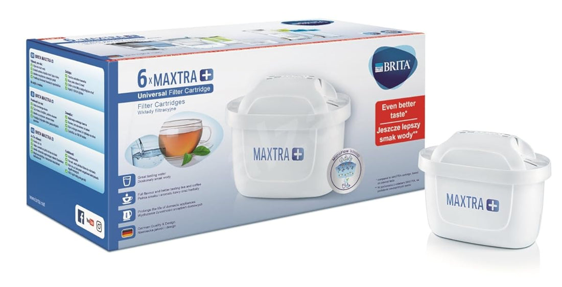 Brita Maxtra + -6Filters Spare Parts Compatible With Water Jugs 6Months Filtrada