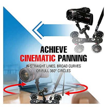 Vidpro SK-22 Professional Skater Dolly – Back View