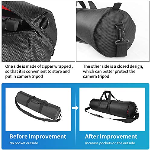 HEMMOTOP Tripod Bag: 25.6x7x7in Tripod Carrying Case Heavy – Packaging
