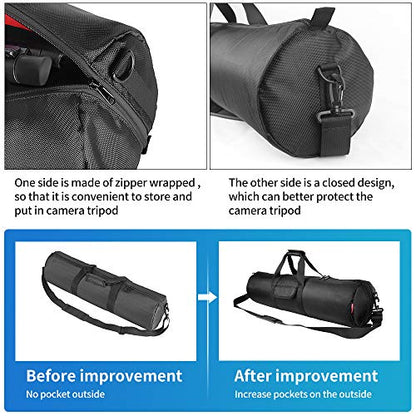 HEMMOTOP Tripod Bag: 25.6x7x7in Tripod Carrying Case Heavy – Packaging