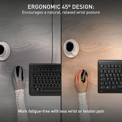 Cherry MW 4500: Ergonomic Wireless Mouse – In Use