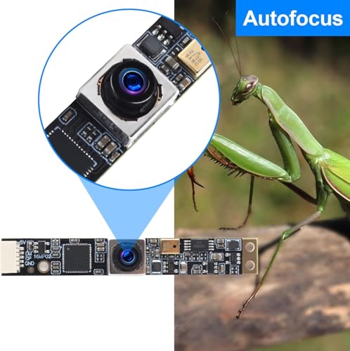 IFWATER Camera: IFWATER 16MP Autofocus USB Webcam Module – Side View