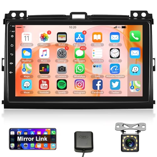 Radio for Toyota Land Cruiser Prado 2004-2009 Lexus GX470 – Front View