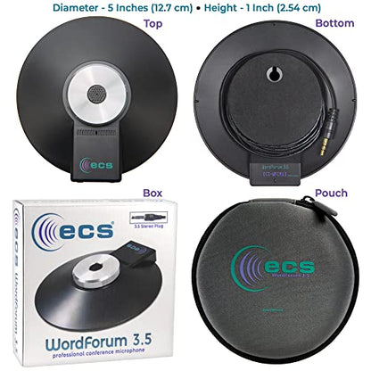 ECS WordForum 3.5mm TRS: 360 degrees Omnidirectional Stereo – Side View