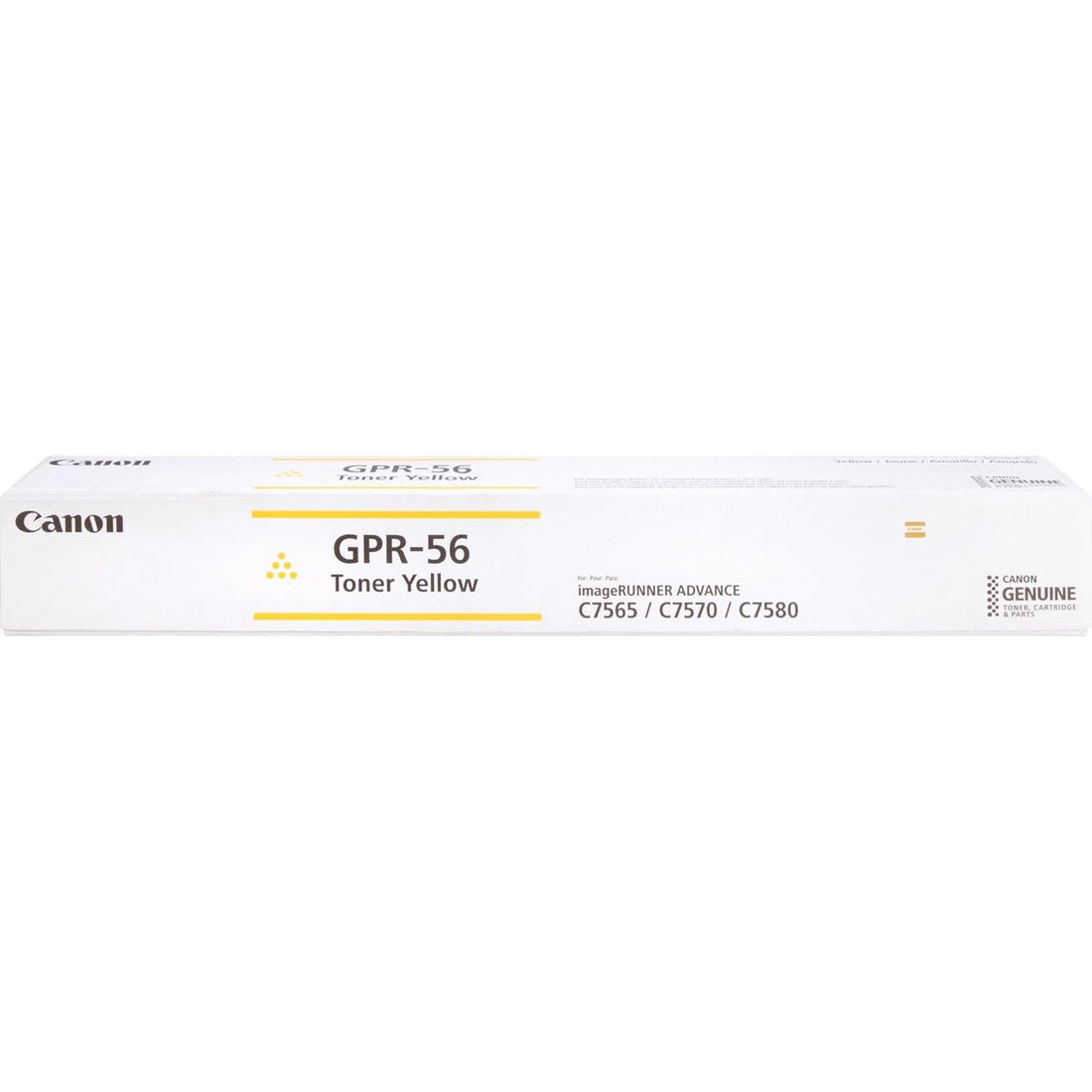 Canon GPR-56Y 1001C003AA ImageRunner Advance C7565 C7570 C7580 Toner Cartridge (Yellow) in Retail Packaging