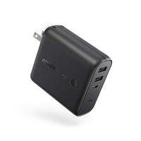 Anker PowerCore Fusion 5000 2-in-1 Power Bank and Wall Charger, AC Plug with 5000mAh Capacity, PowerIQ Technology, for iPhone, iPad, Android, Samsung Galaxy and More