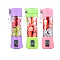 SAMADEX Portable Blender, Personal Mixer Fruit Ice Crushing Rechargeable with USB, Mini Blender for Smoothie, Fruit Juice, Milk Shakes, 13oz, Six 3D Blades for Great Mixing (Purple)
