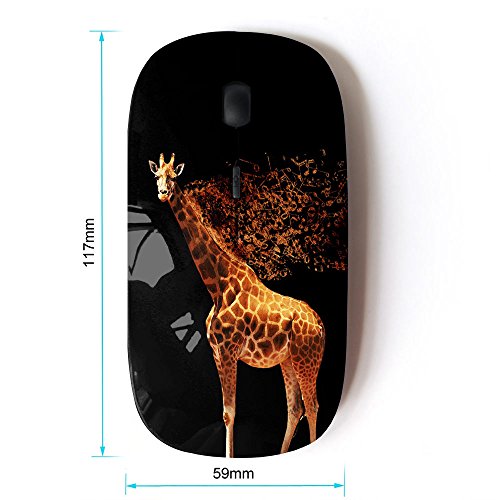 KawaiiMouse [ Optical 2.4G Wireless Mouse ] Cool Glowing – Side View