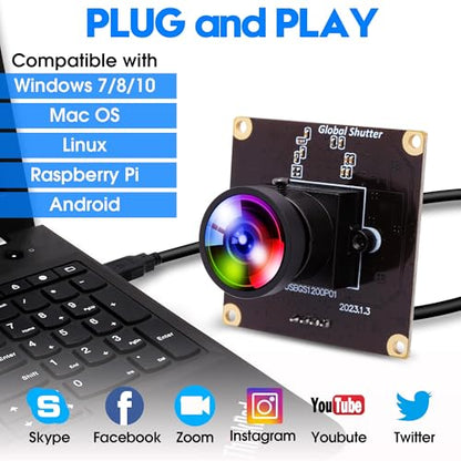 ALPCAM 2MP Global Shutter USB Camera Module – Packaging