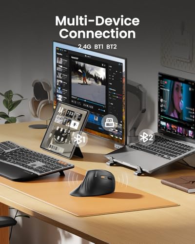 Mouse Protoarc: ProtoArc EM11 NL Bluetooth Rechargeable – Side View