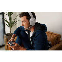 JBL Quantum 100P Console - Gaming Headset for Playstation (White),White/Blue, Medium