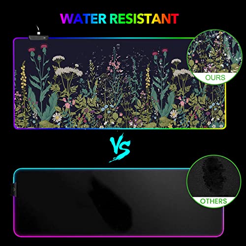 RGB Gaming Mouse Pad: AIMSA Large Extended Mousepad – Size Reference