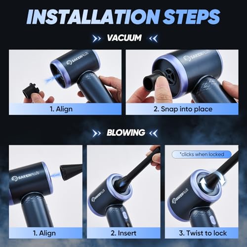 Car Vacuum Cleaner: SakerPlus 3-in-1 Cordless Handheld – Packaging