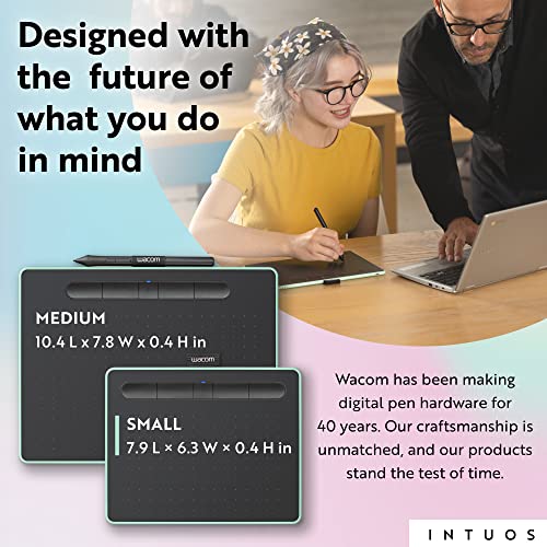 Wacom Intuos Small Bluetooth: Portable Graphics Drawing – Back View
