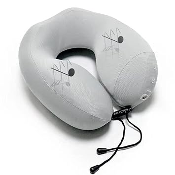 Moskye Bluetooth Neck Pillow Bluetooth Travel Pillow Neck Travel Pillow Memory Foam Neck Travel Pillows for Airplanes/Adults Neck Pillows for Sleeping U Shaped Travel Neck Pillow with Shocking Hearing