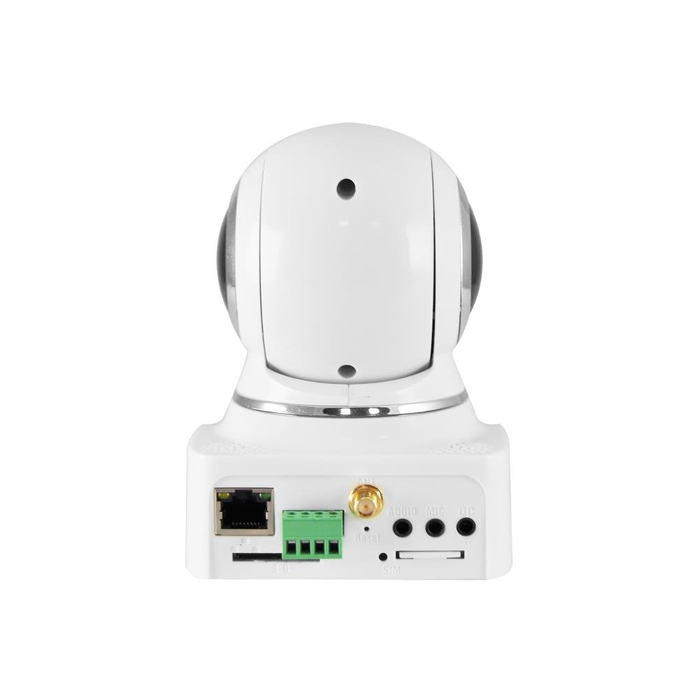 PIPCAMHD82 HD 1080p Wireless IP Video Security Surveillance Camera - Live Remote Monitoring via Mobile App PTZ (White)