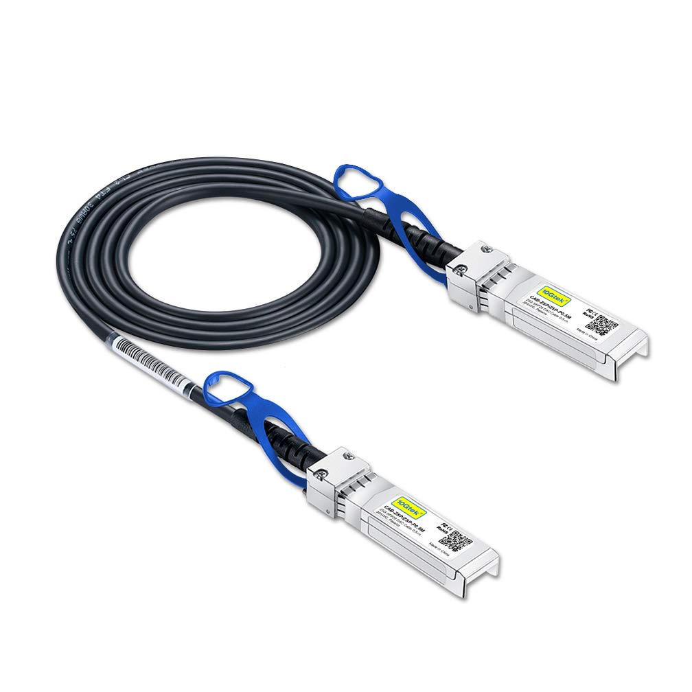 25G SFP28 SFP+ DAC Cable - 25GBASE-CR SFP28 to SFP28 Passive Direct Attach Copper Twinax Cable for Cisco SFP-H25GB-CU0.5M, 0.5-Meter(1.64ft)