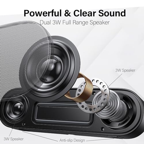 Speaker ZETIY: ZETIY Updated Computer Speaker USB Powered – Close-up Detail