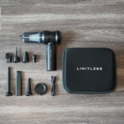 Limitless Portable: 2-in-1 Cordless Handheld Vacuum & Air – Close-up Detail