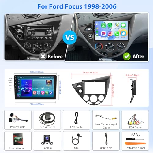 2G+64G Car Radio for Ford Focus 1998-2006 – Feature Highlight