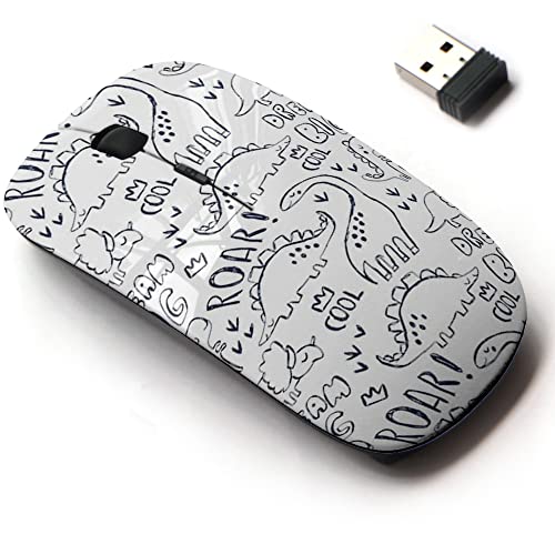 2.4G Wireless Mouse with Cute Pattern Design for All – Front View