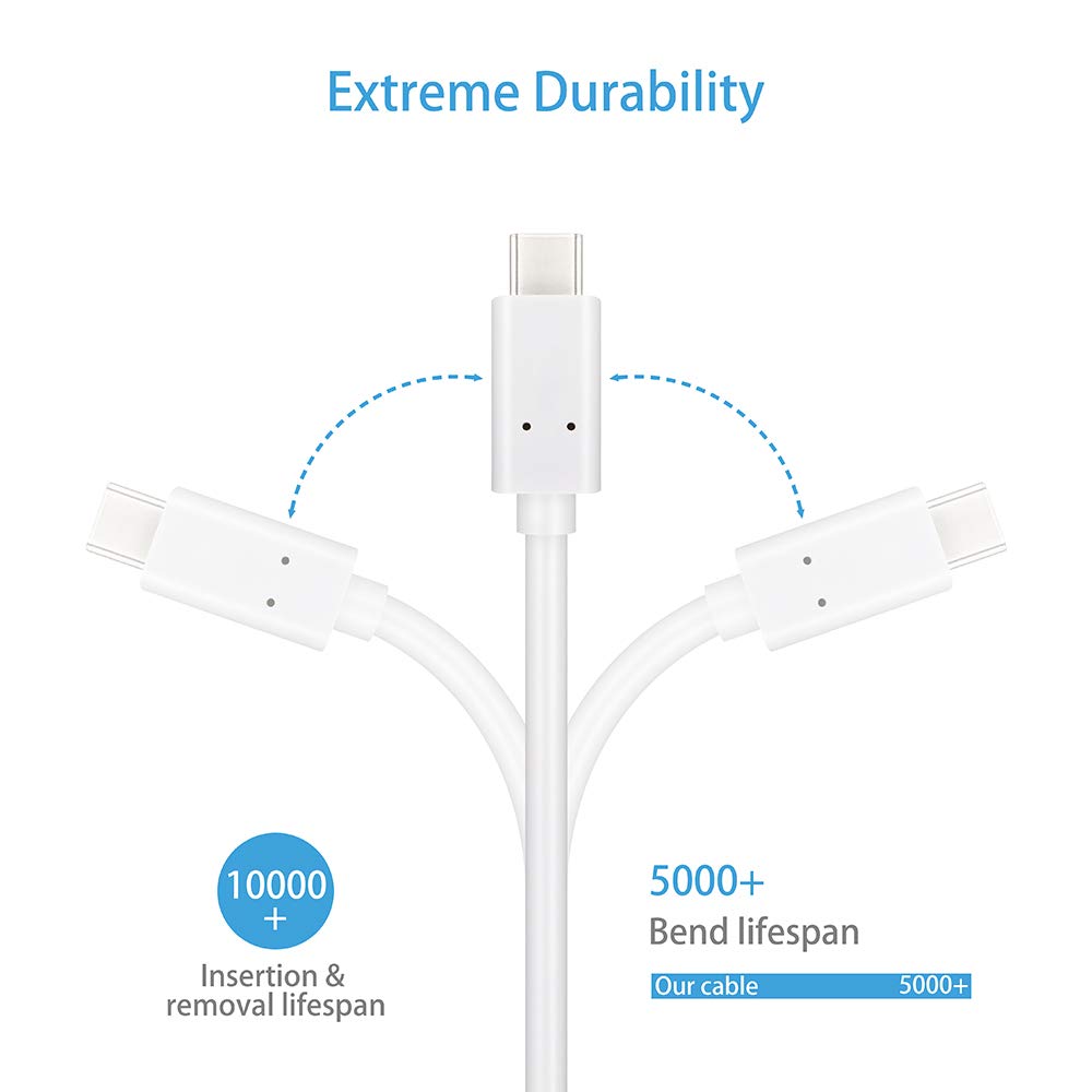 USB-Type C Charging Cable for Bose Soundlink Flex Bluetooth Speaker, Bose Sport Earbuds, QuietComfort Earbuds, Noise Cancelling Headphones700, QuietComfort45 headphones Charger Cord Replacement (5 Ft)