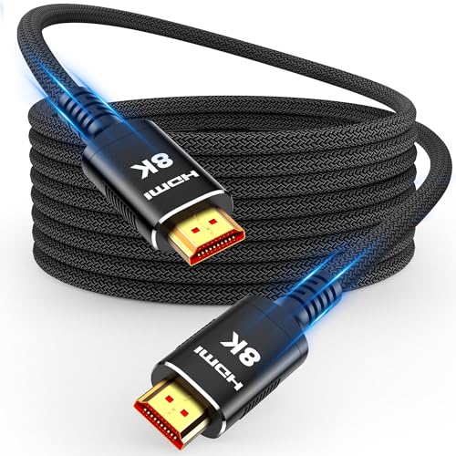 Snowkids Fiber: 8K HDMI Fiber Optic Cable 100FT/30M – Front View