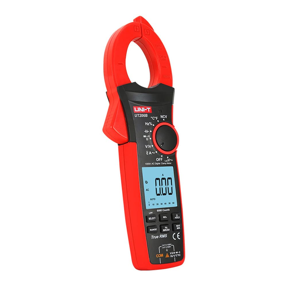 UNI-T UT206B UT207B UT208B Clamp Meter Amperimetrica VFC Electrical Instruments DC/AC Current Voltage Tester Auto Range