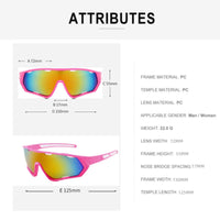 YUHANOER Sport Sunglasses Cycling Driving Fishing Baseball Running Glasses for Men Women,UV400 Glasses (Cycling pink)