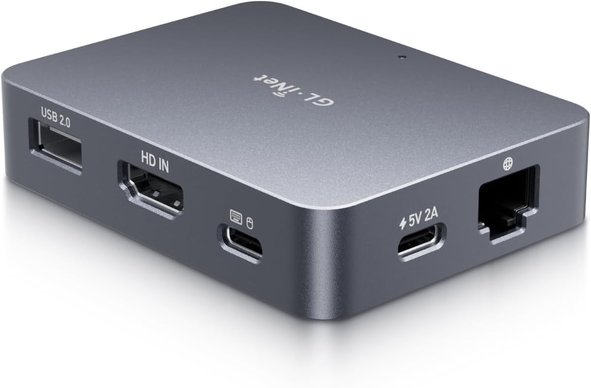 Remote KVM: GL.iNet Comet GL-RM1 4K@30Hz Tailscale Support – Front View