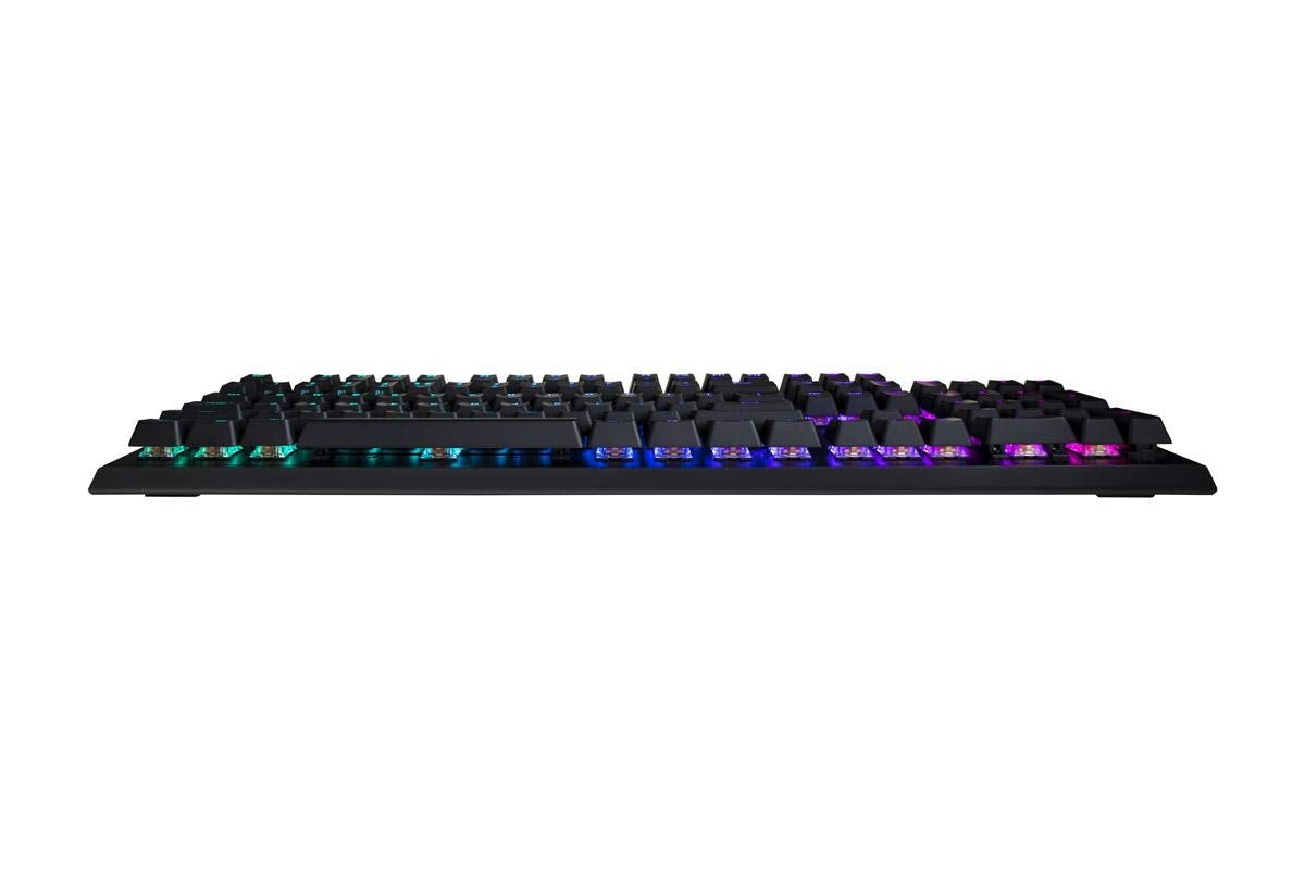 Cooler Master CK552 Wired Gaming Mechanical Keyboard W/Gateron Red Switch with RGB Back Lighting Full (Pure Black)