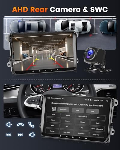 2G+64G 9 Inch Android 13 Car Stereo Radio Carplay for VW – Packaging