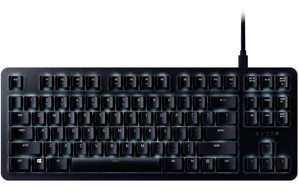 Razer Blackwidow Lite: Silent And Tactile Gaming Keyboard - Compact With Detachable Cable - Tenkeyless Design - Razer Orange Switches