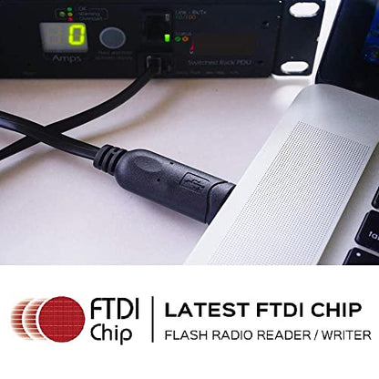 APC Cable: Feanteek APC Serial Cable 940-0144b USB to RJ12 – In Use