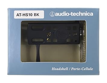 Audio-Technica AT-HS10BK Universal Cartridge Headshell Mount, Black